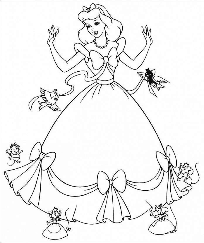 Princess Cinderella Drawing at Explore collection