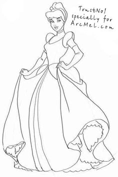 236x354 Learn How To Draw Princess Cinderella - Princess Cinderella Drawing