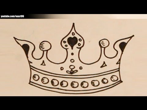 480x360 How To Draw A Princess Crown - Princess Crown Drawing