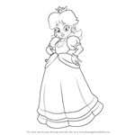 150x150 learn how to draw princess daisy from super mario from super mario - Princess Daisy Drawing