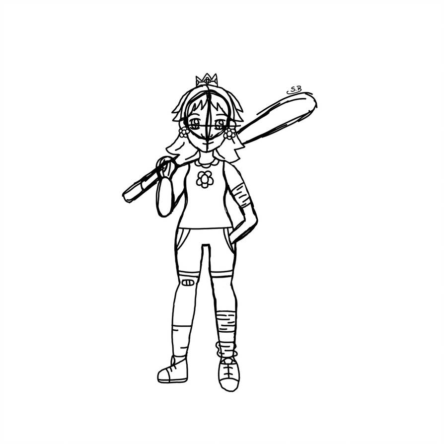 894x894 Princess Daisy - Princess Daisy Drawing