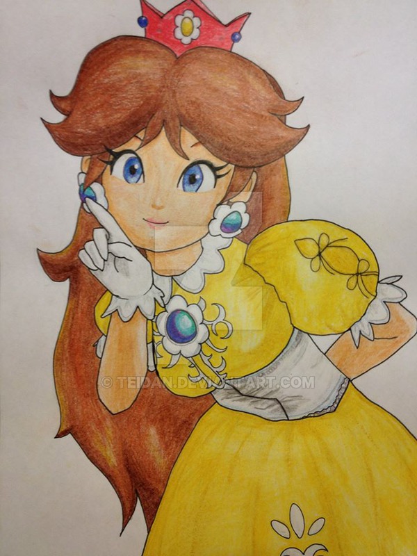 600x800 Princess Daisy - Princess Daisy Drawing