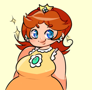 320x313 Princessdaisy Drawings On Paigeeworld Pictures Of Princessdaisy - Princess Daisy Drawing
