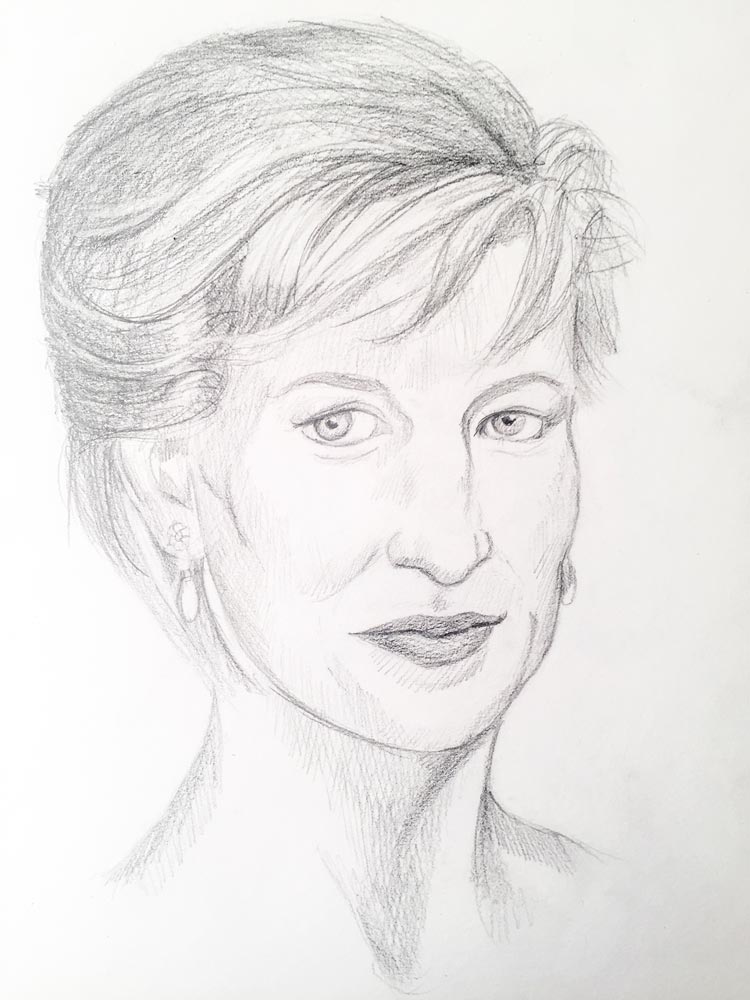 Princess Diana Drawing at PaintingValley.com | Explore collection of ...