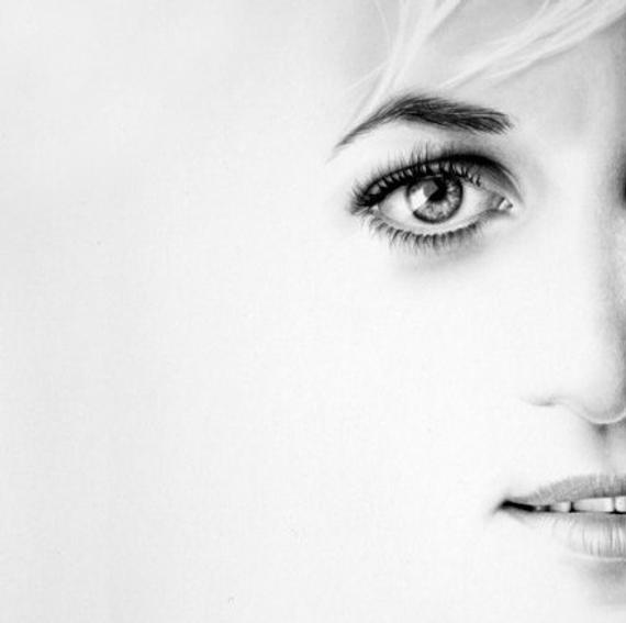 570x567 princess diana pencil drawing fine art print signed - Princess Diana Drawing