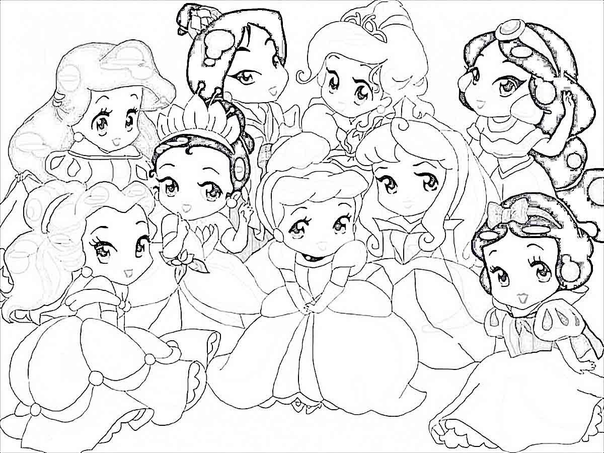 1200x900 How To Draw Disney Princess For Colouring Download - Princess Disney Drawing
