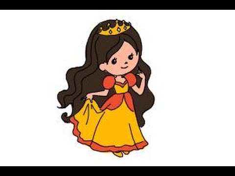 480x360 How To Draw A Princess For Kids - Princess Drawing For Kids