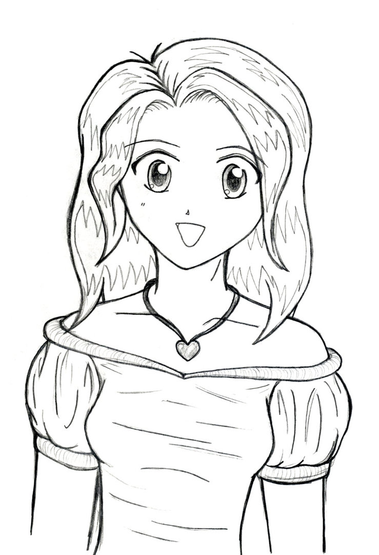 739x1081 Easy Princess Drawing - Princess Drawing Pictures