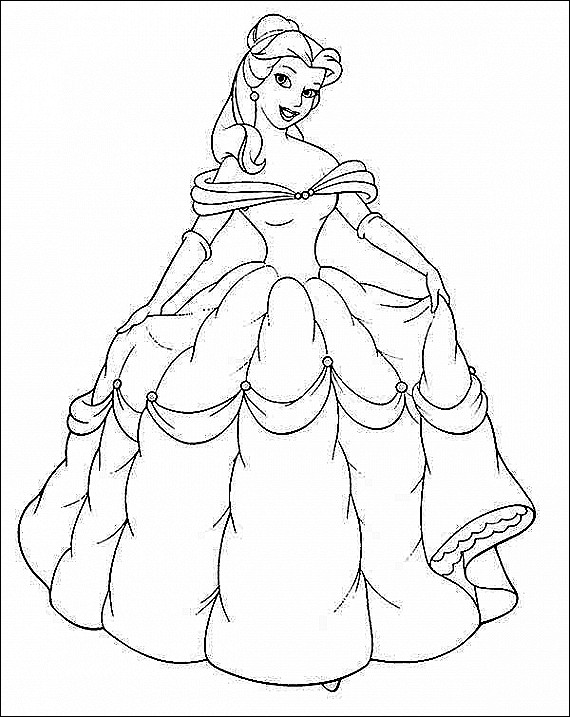 570x717 Princess Arora Coloring Pages Free Coloring Sheets Beautiful - Princess Drawing Pictures