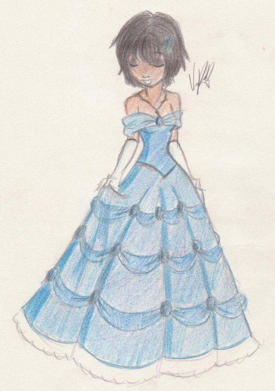 Princess Dress Drawing at Explore collection of