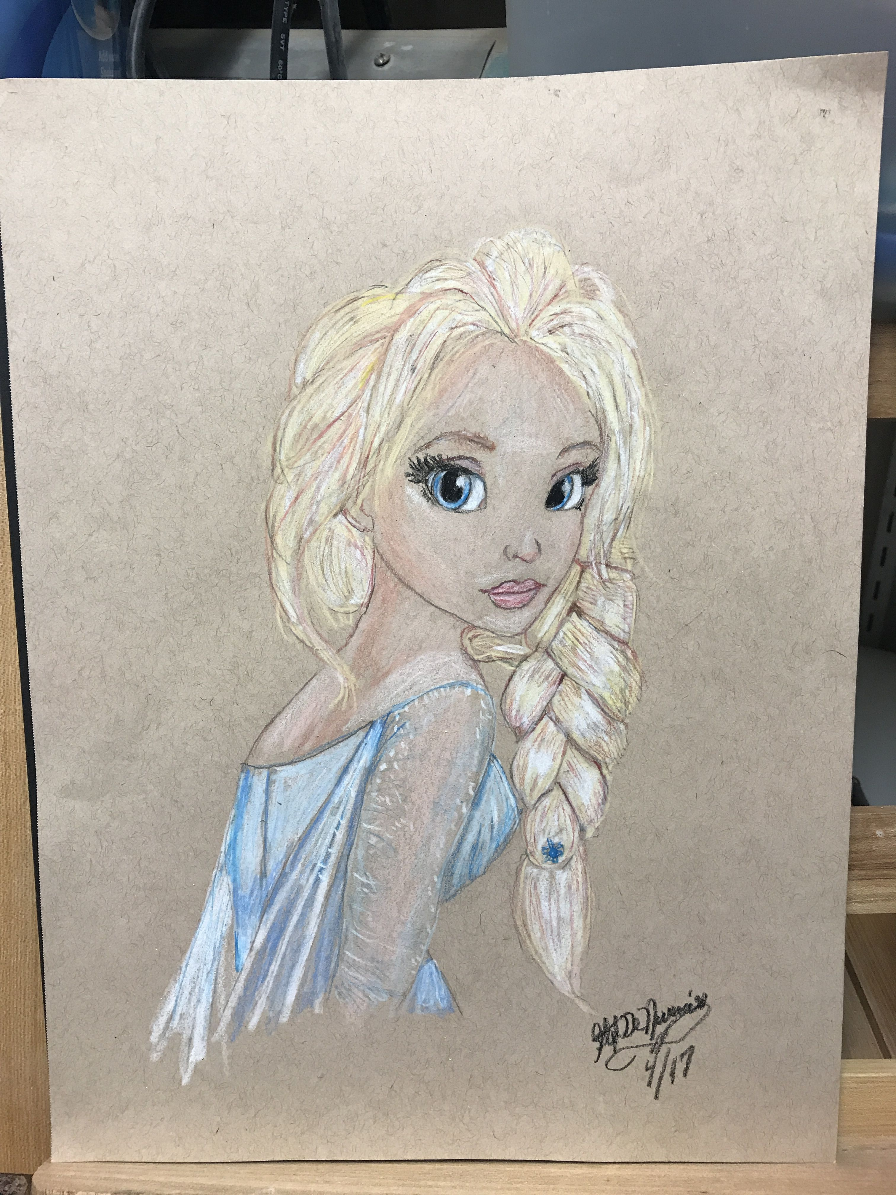 3024x4032 fashion princess elsa hairstyles licious finished drawing elsa - Princess Elsa Drawing