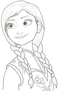 236x369 How To Draw Princess Anna From Frozen Step - Princess Elsa Drawing