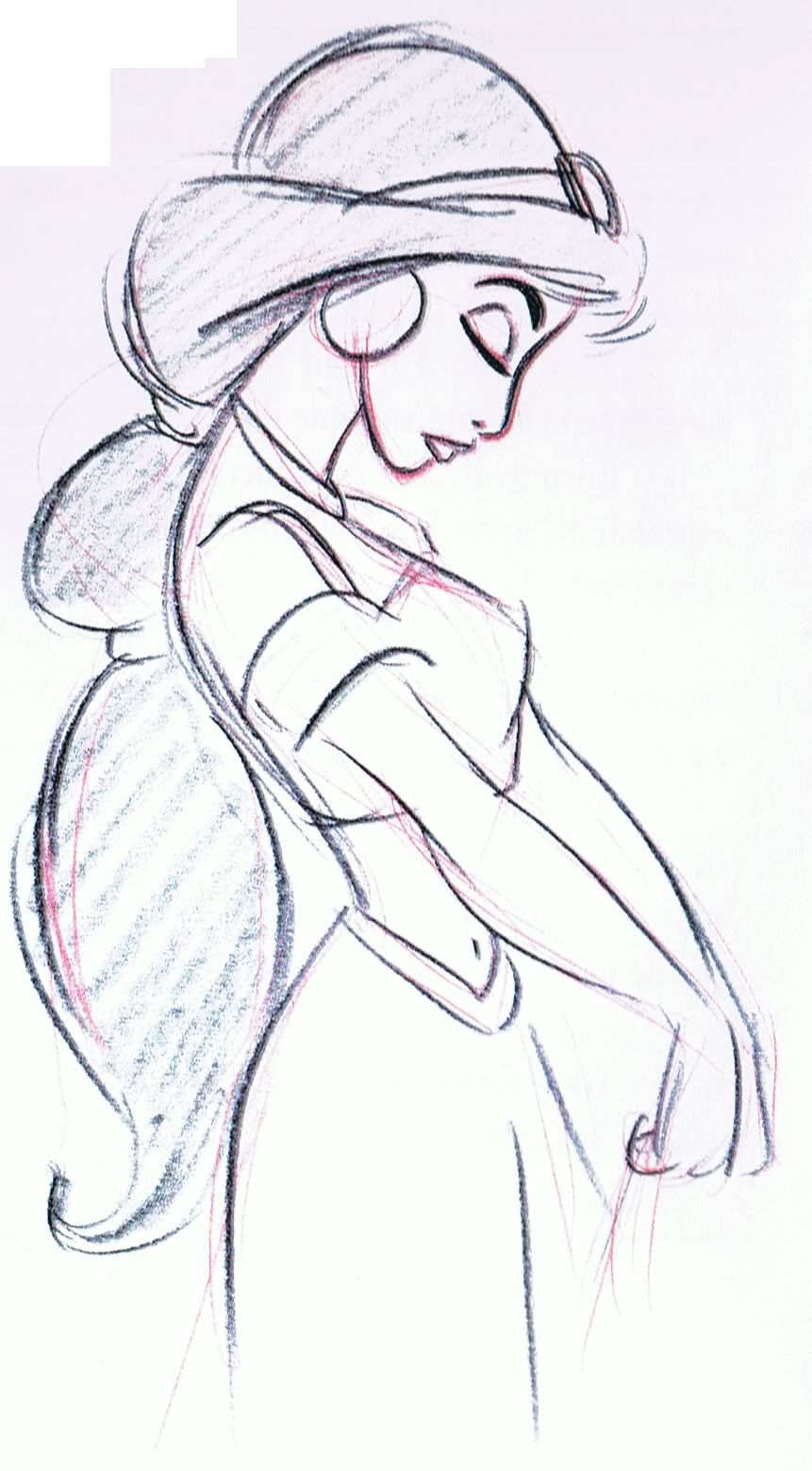 861x1559 mark henn's jasmine - Princess Jasmine Drawing