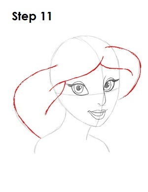 300x388 how to draw jasmine - Princess Jasmine Drawing
