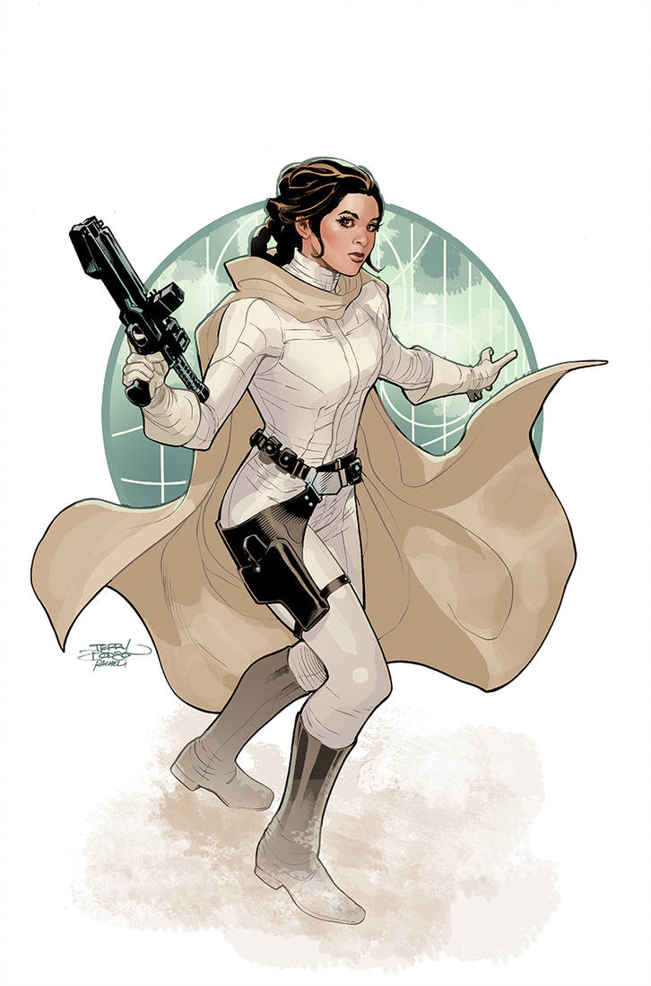 726x1100 star wars age of rebellion leia cover - Princess Leia Cartoon Drawing