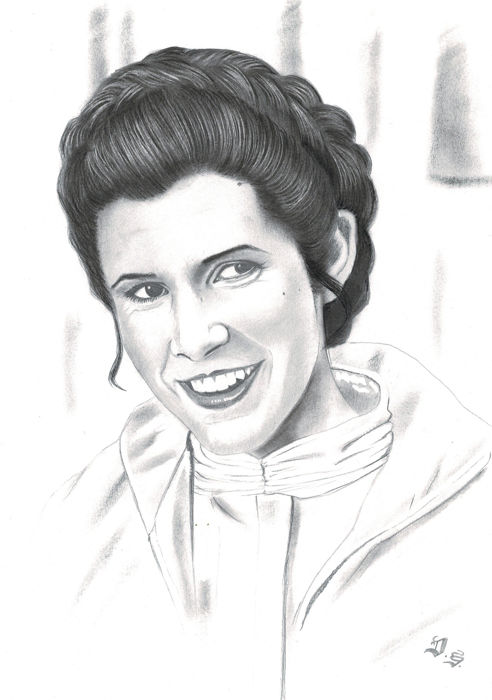 Princess Leia Drawing at PaintingValley.com | Explore collection of ...