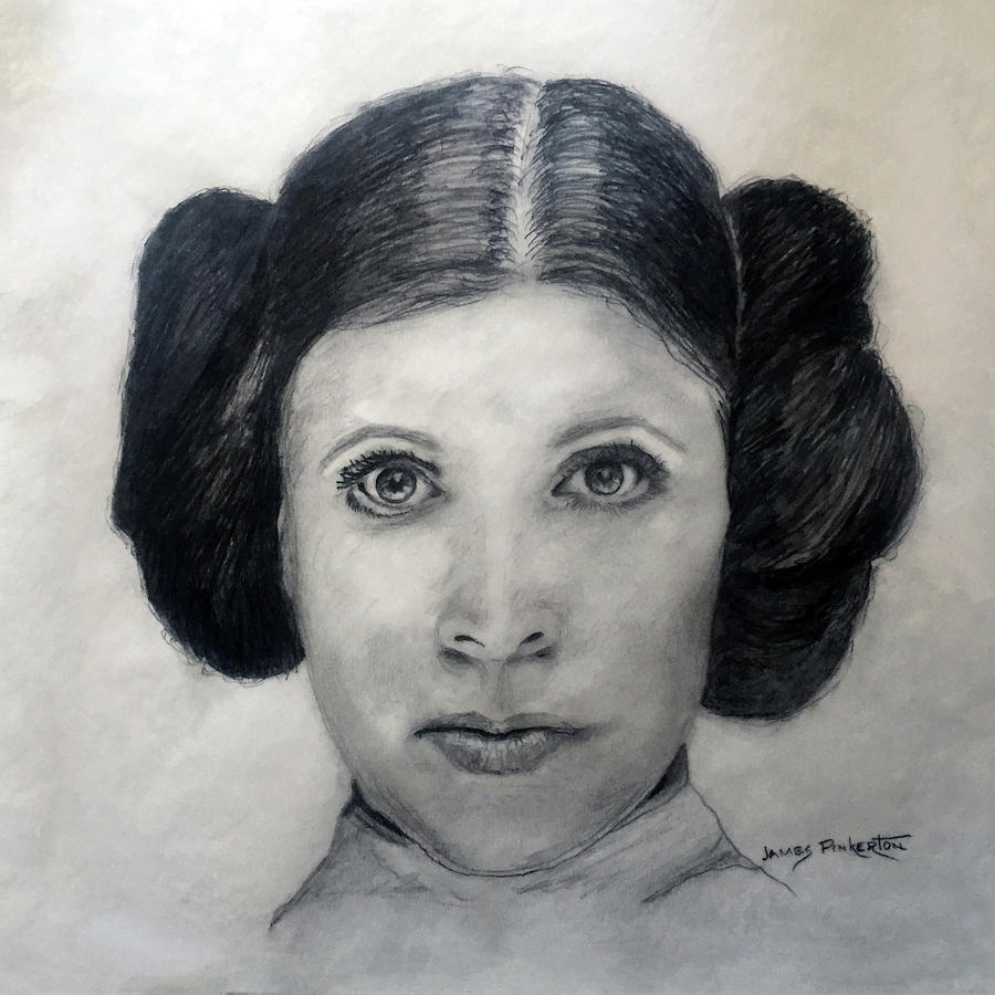 Princess Leia Drawing at PaintingValley.com | Explore collection of ...