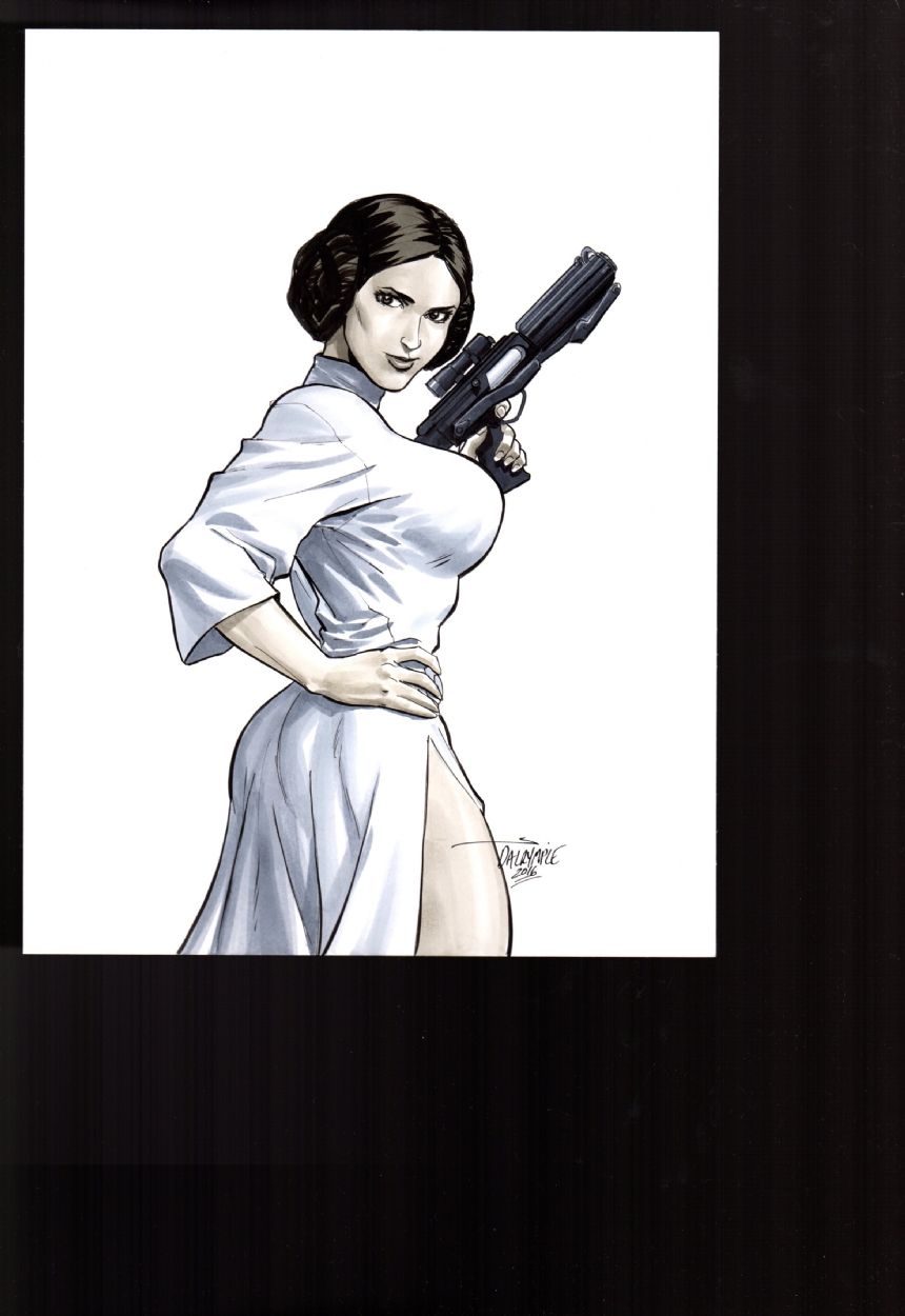 860x1250 princess leia drawing - Princess Leia Drawing