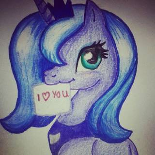 Princess Luna Drawing