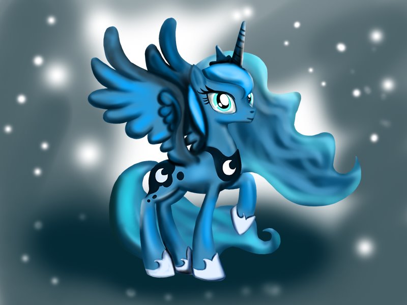 800x600 learn how to draw princess luna from my little pony friendship is - Princess Luna Drawing