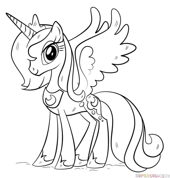 551x575 luna drawing free download - Princess Luna Drawing