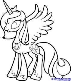 236x267 princess luna pony party drawings of my little - Princess Luna Drawing