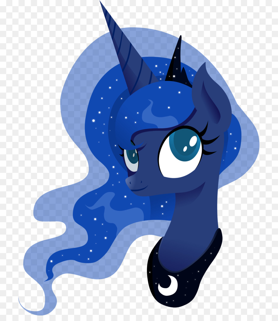 900x1040 blue, cartoon, illustration, transparent png image clipart free - Princess Luna Drawing