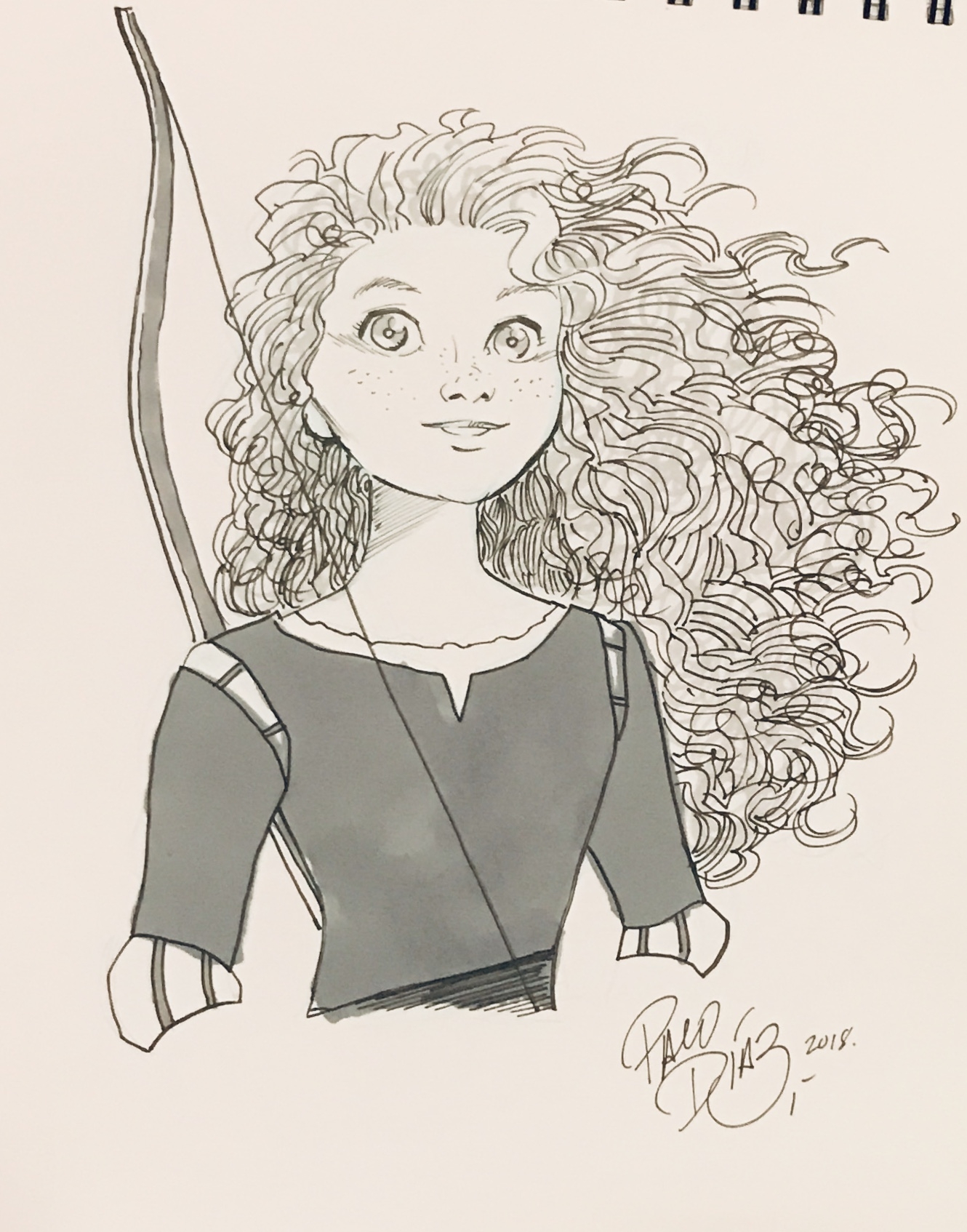 Princess Merida Drawing at Explore collection of