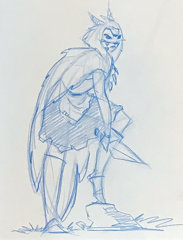 600x788 pat lee princess mononoke the drawing club - Princess Mononoke Drawing