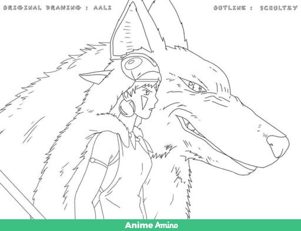 1024x786 princess mononoke drawing anime amino - Princess Mononoke Drawing
