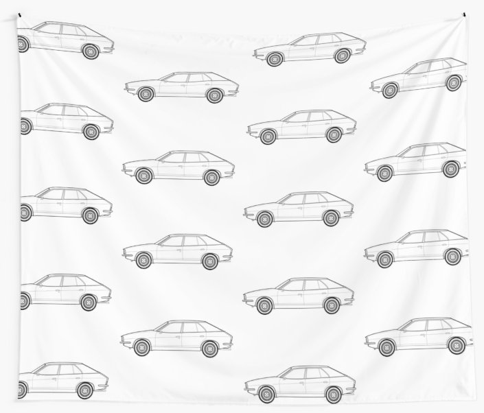 705x602 Austin Princess Outline Drawing Wall Tapestries - Princess Outline Drawing