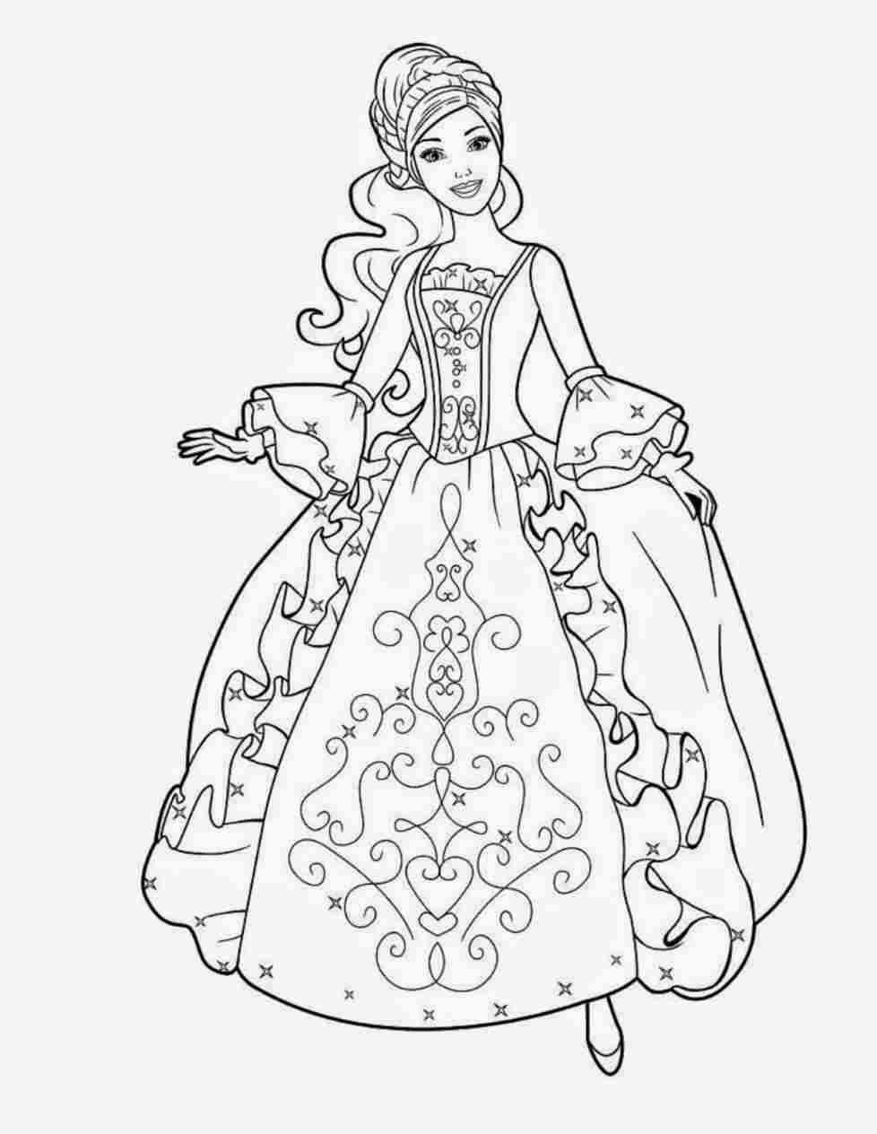 Download Princess Outline Drawing at PaintingValley.com | Explore ...