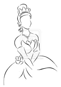 Free Free 123 Princess Dress Outline Svg SVG PNG EPS DXF File