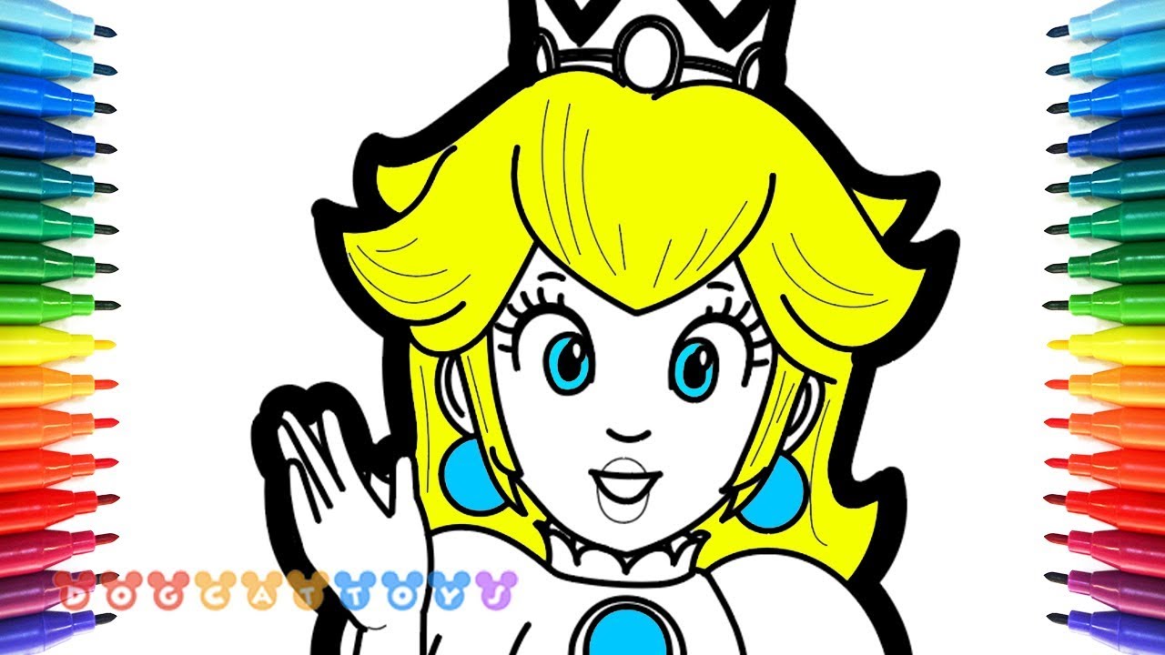 Princess Peach Drawing At Paintingvalley Com Explore Collection