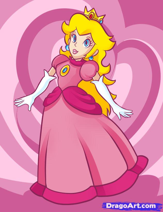 632x822 Drawing Peach, Added - Princess Peach Drawing