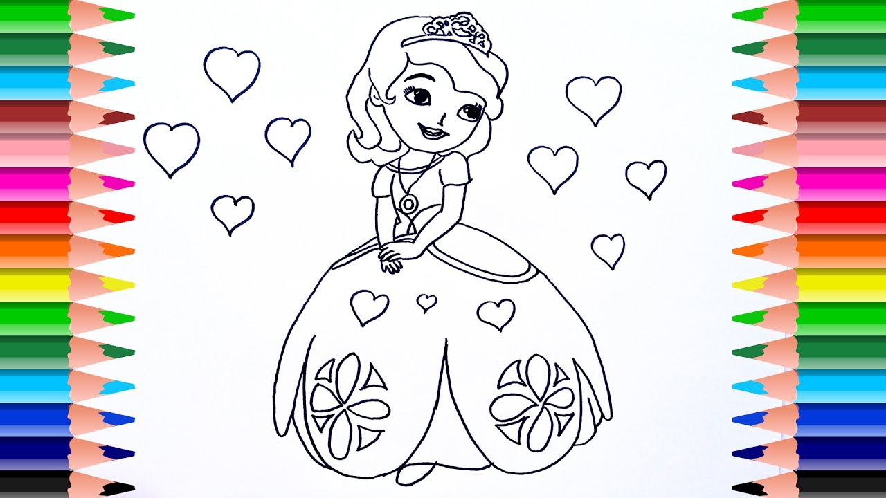 Princess Sofia Drawing at PaintingValley.com | Explore collection of