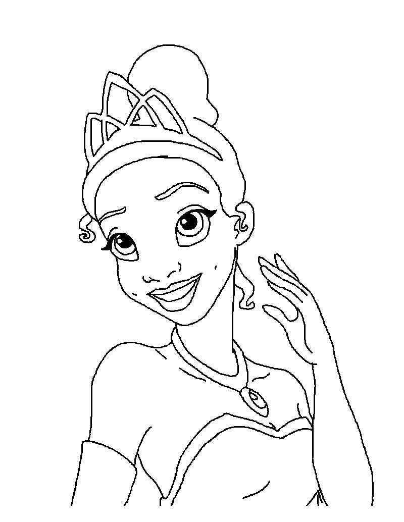 Princess Tiana Drawing.