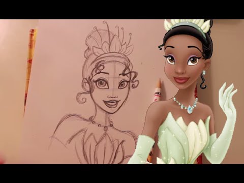 480x360 how to draw tiana from disney's princess and the frog - Princess Tiana Drawing