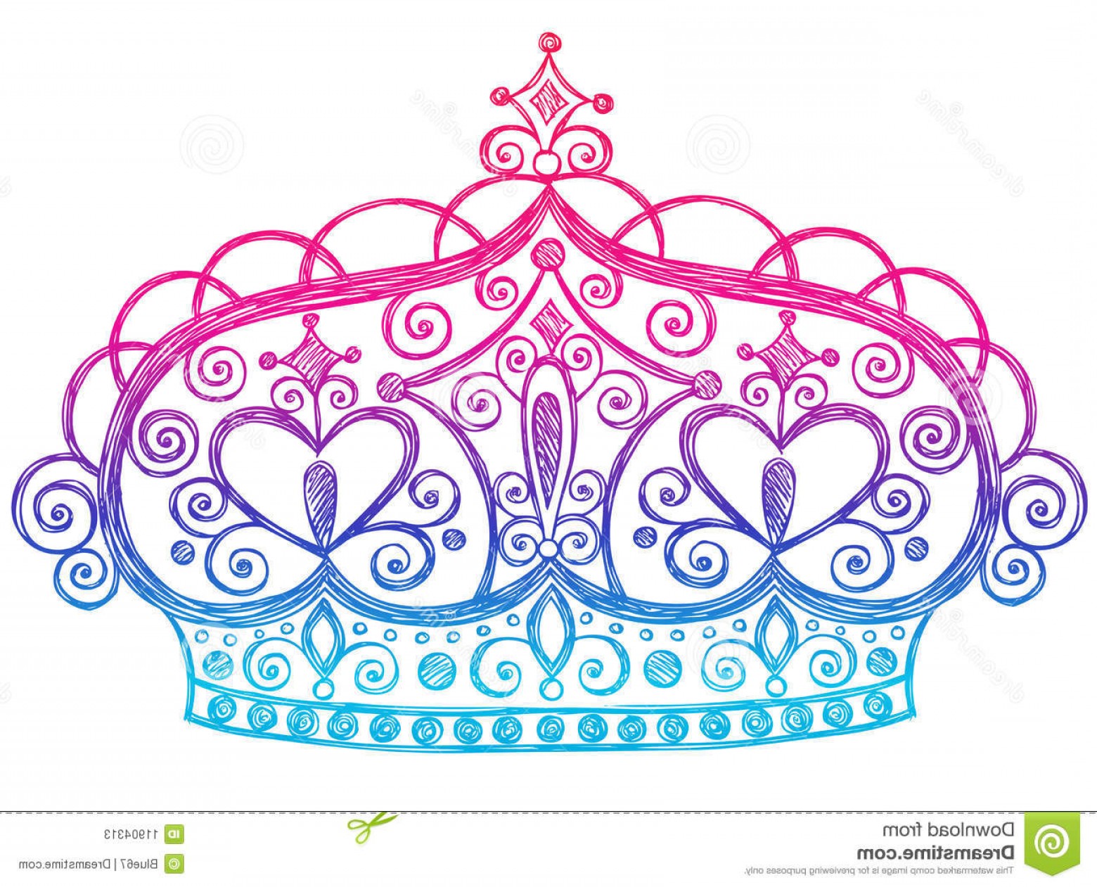 Princess Tiara Drawing at Explore collection of