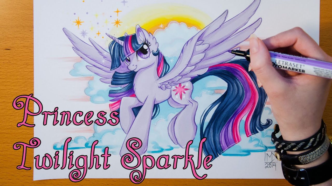 1280x720 Speed Drawing Mlp - Princess Twilight Sparkle Drawing