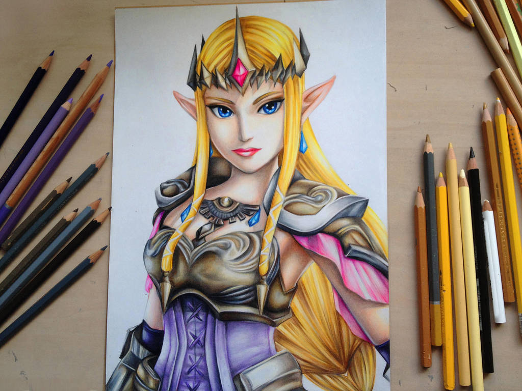 1024x768 Princess Zelda Hyrule Warriors - Princess Zelda Drawing