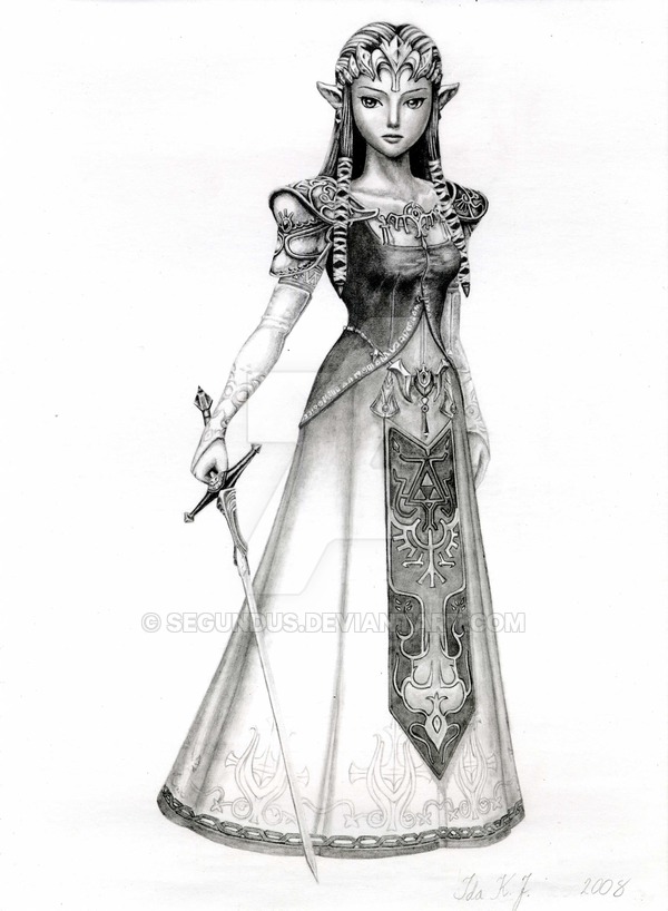 Princess Zelda Drawing at PaintingValley.com | Explore collection of ...