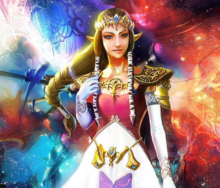 750x640 Princess Zelda Drawing - Princess Zelda Drawing