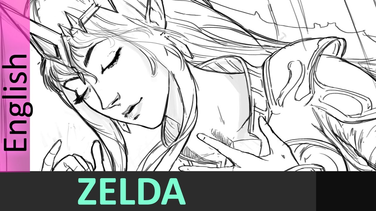 1280x720 Drawing Princess Zelda - Princess Zelda Drawing