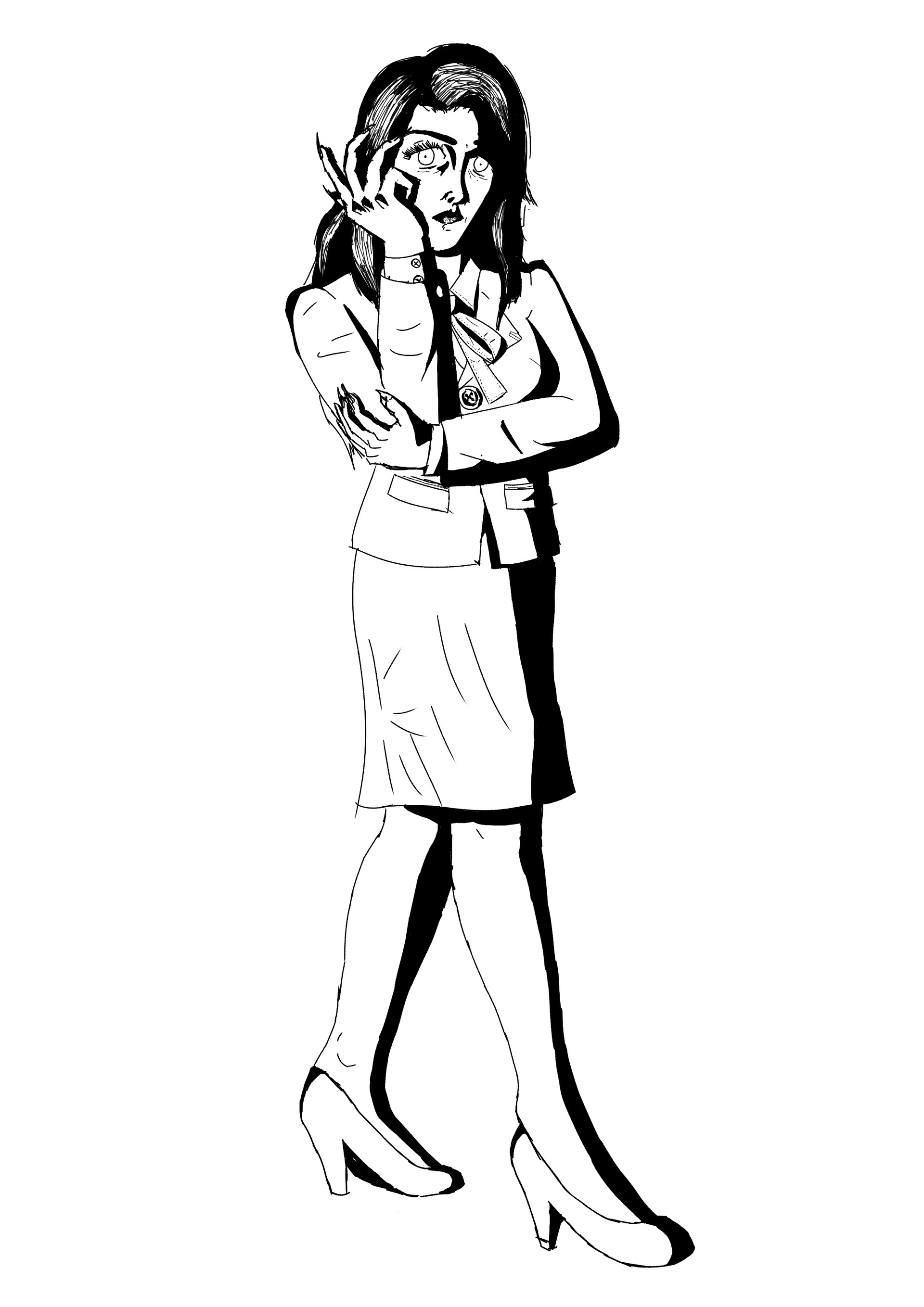 1920x2717 Red Vampyr - Principal Drawing