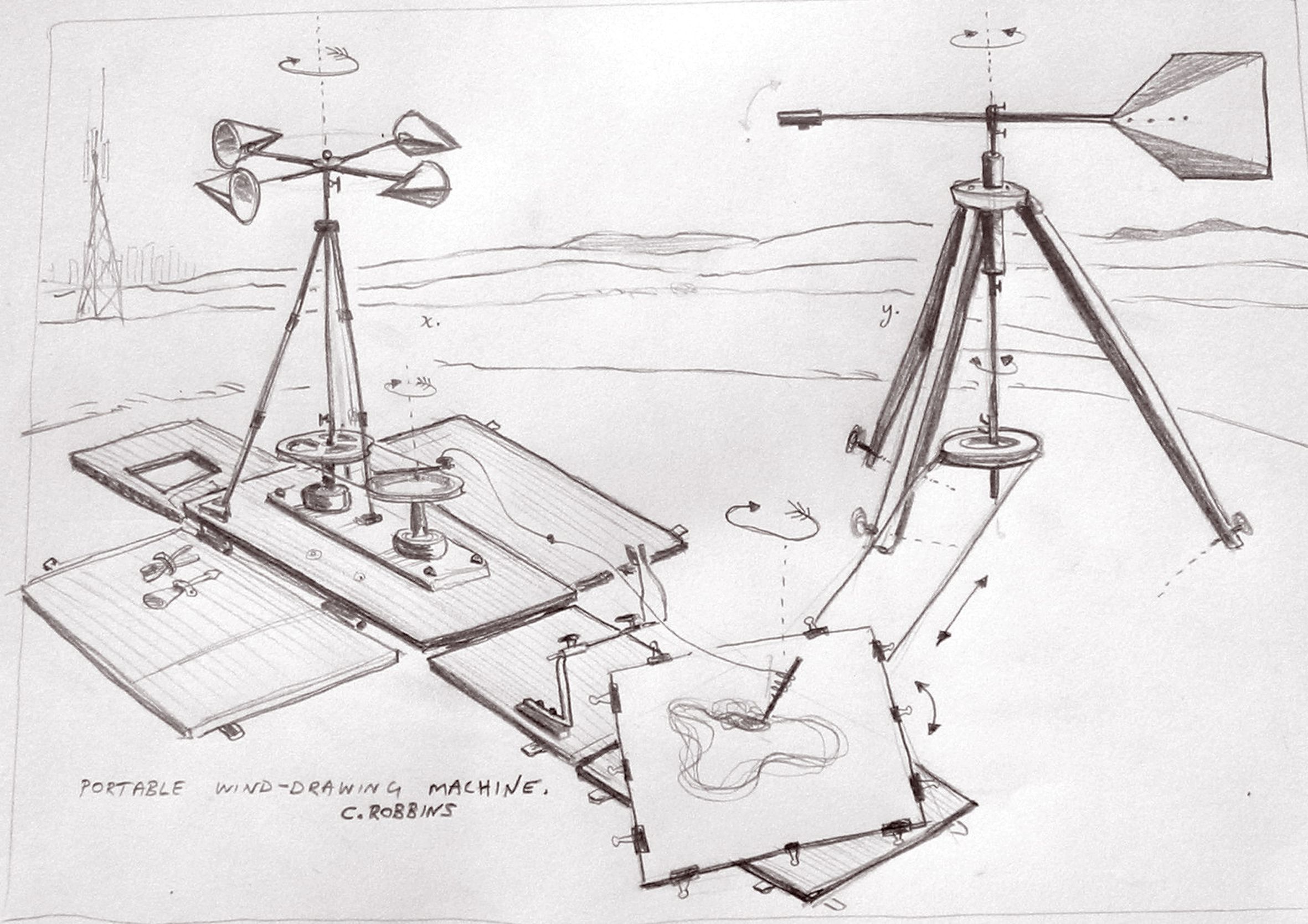 2362x1669 the principle of the wind drawing machines sculpture - Principle Drawing