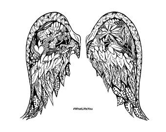 340x270 limited edition happy giraffe drawing print signed - Print Drawing