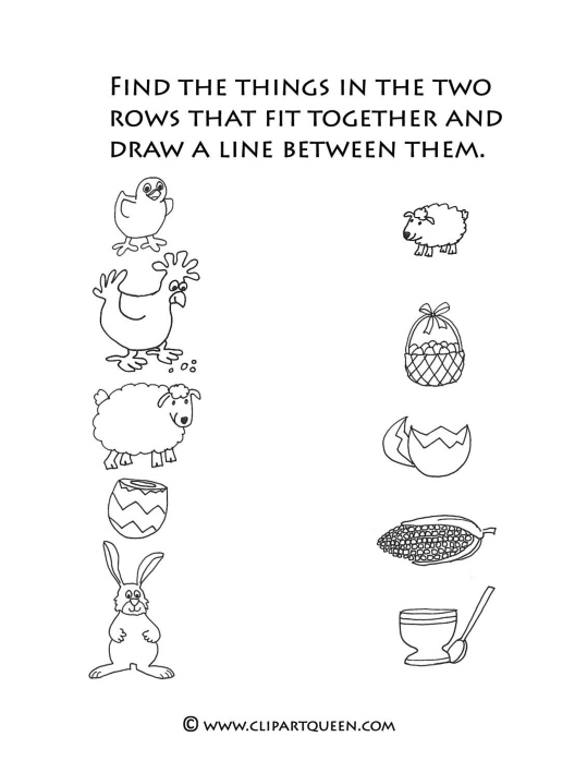 539x709 Easter Printables - Printable Drawing Activities