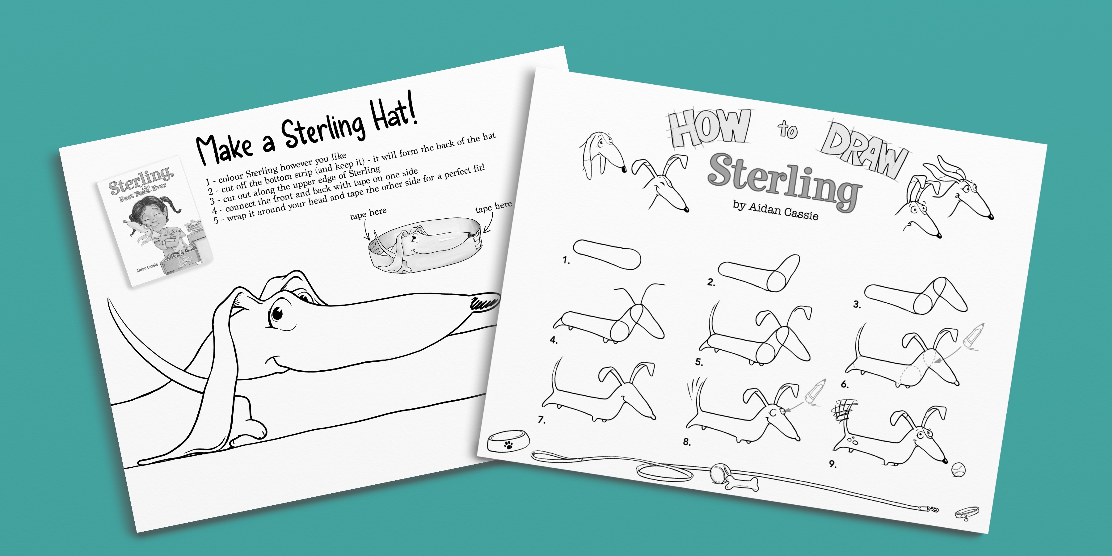3600x1800 printable activities aidan cassie - Printable Drawing Activities