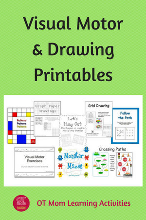 300x450 visual motor worksheets - Printable Drawing Activities